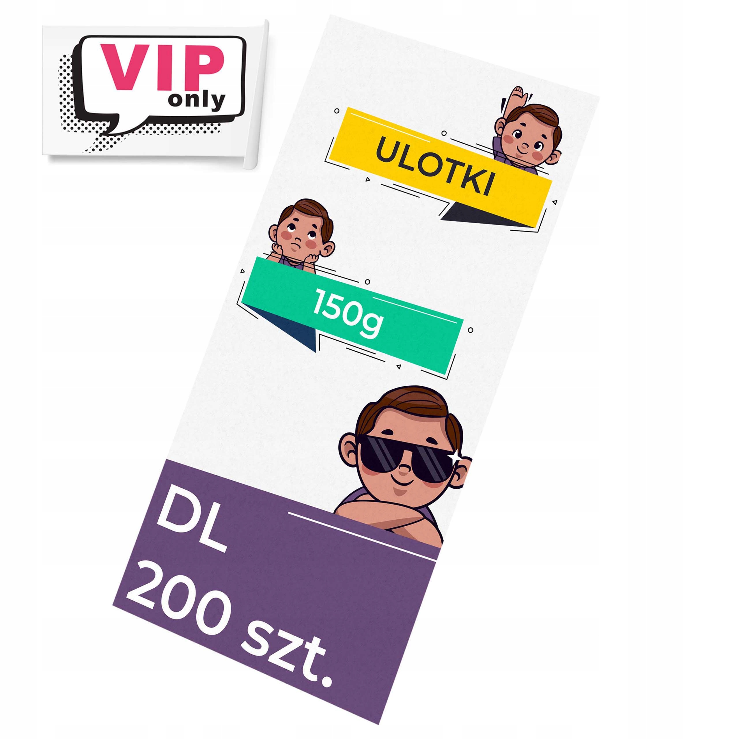 

Ulotki DL voucher DL Dwustronne 200 szt. 150g