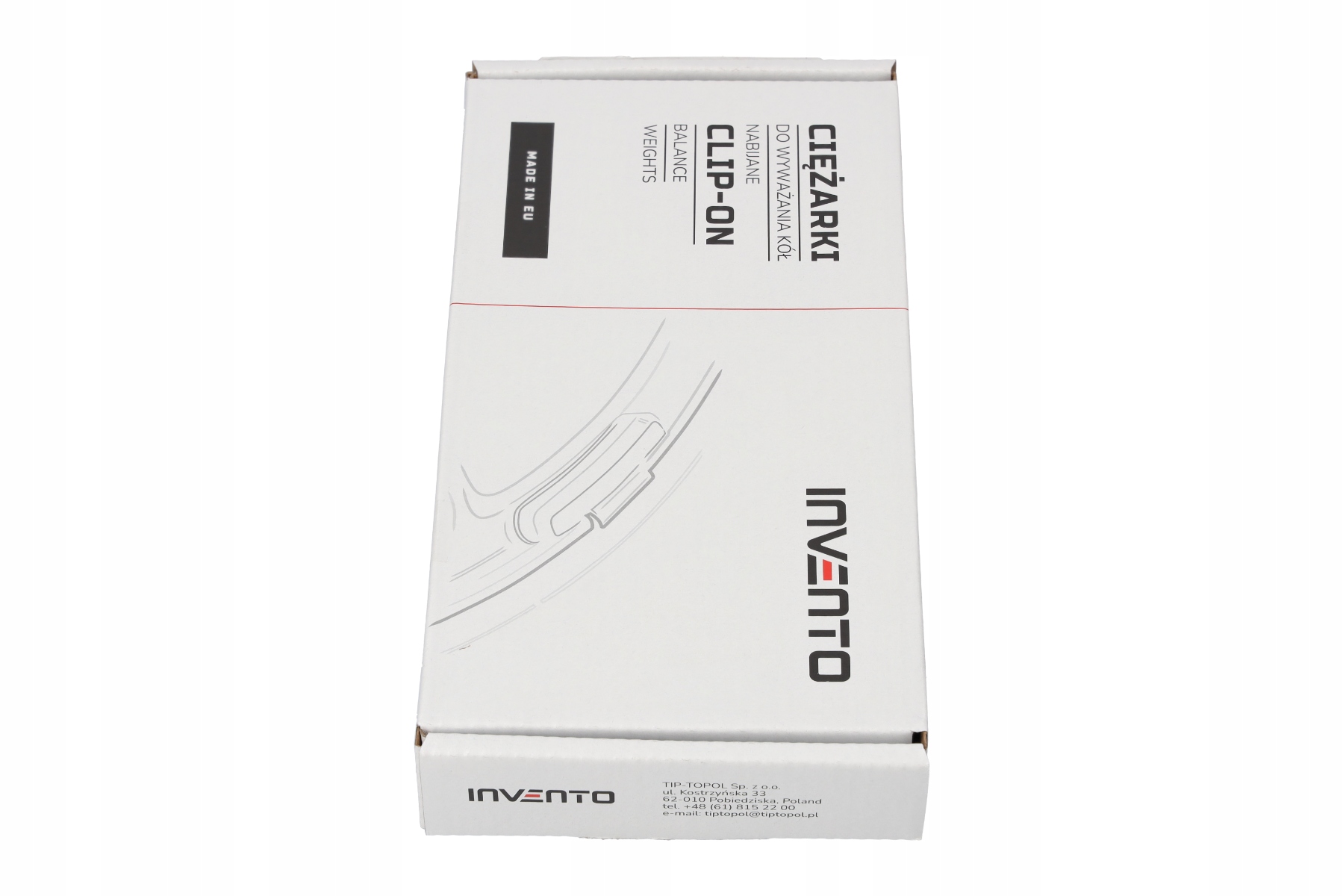 Ciężarki do felg Invento TPALU-015 Waga (g) 15