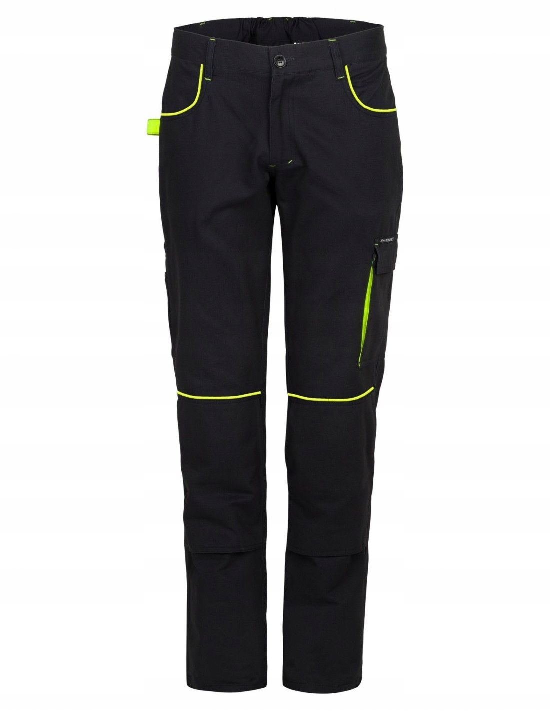Spodnie robocze Redberg Smart czarno-seledynowe 63