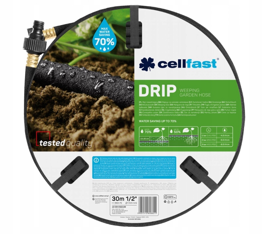 

Cellfast 19-004 Wąż Nawadniający Drip 1/2'' 30m