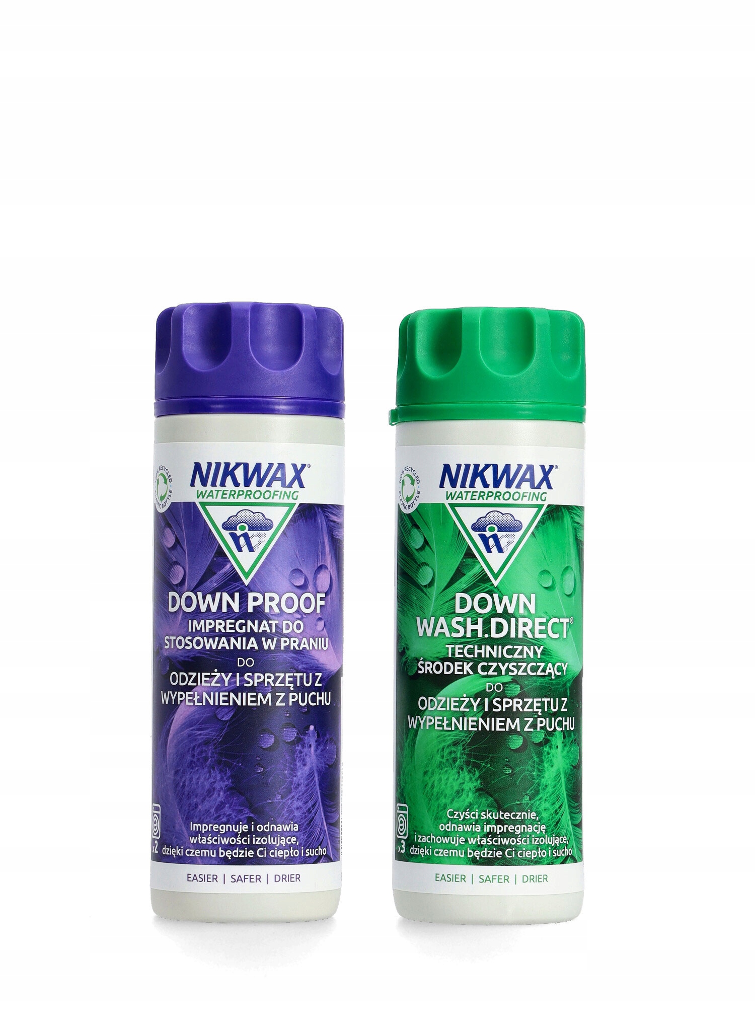 Zestaw Nikwax Twin Pack Down Wash Direct 300 ml Down Proof 300 ml