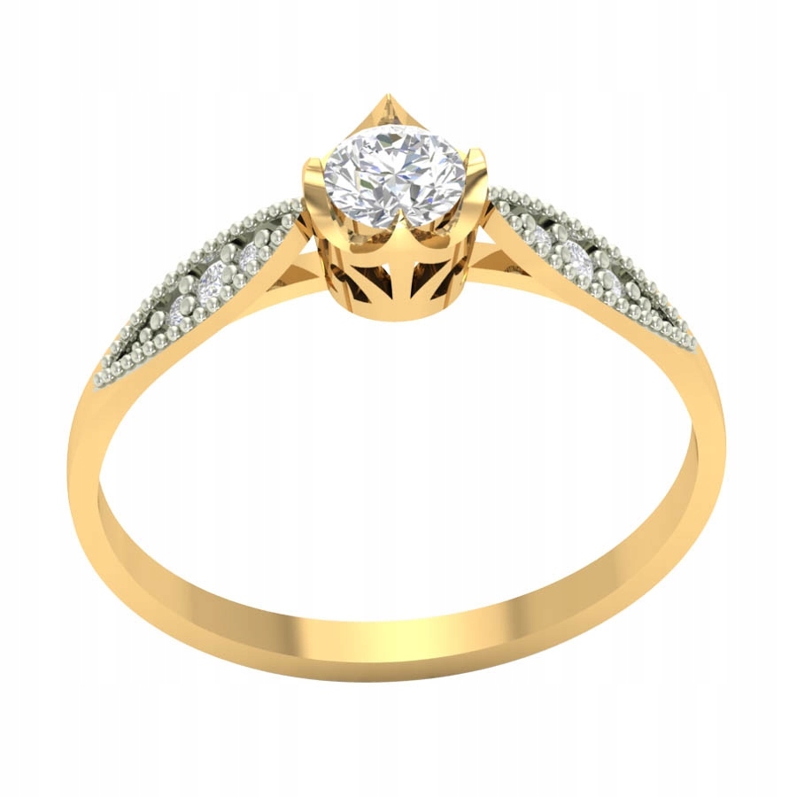 Klasický Prstýnek S Očkem, Zlato, Průměr 585