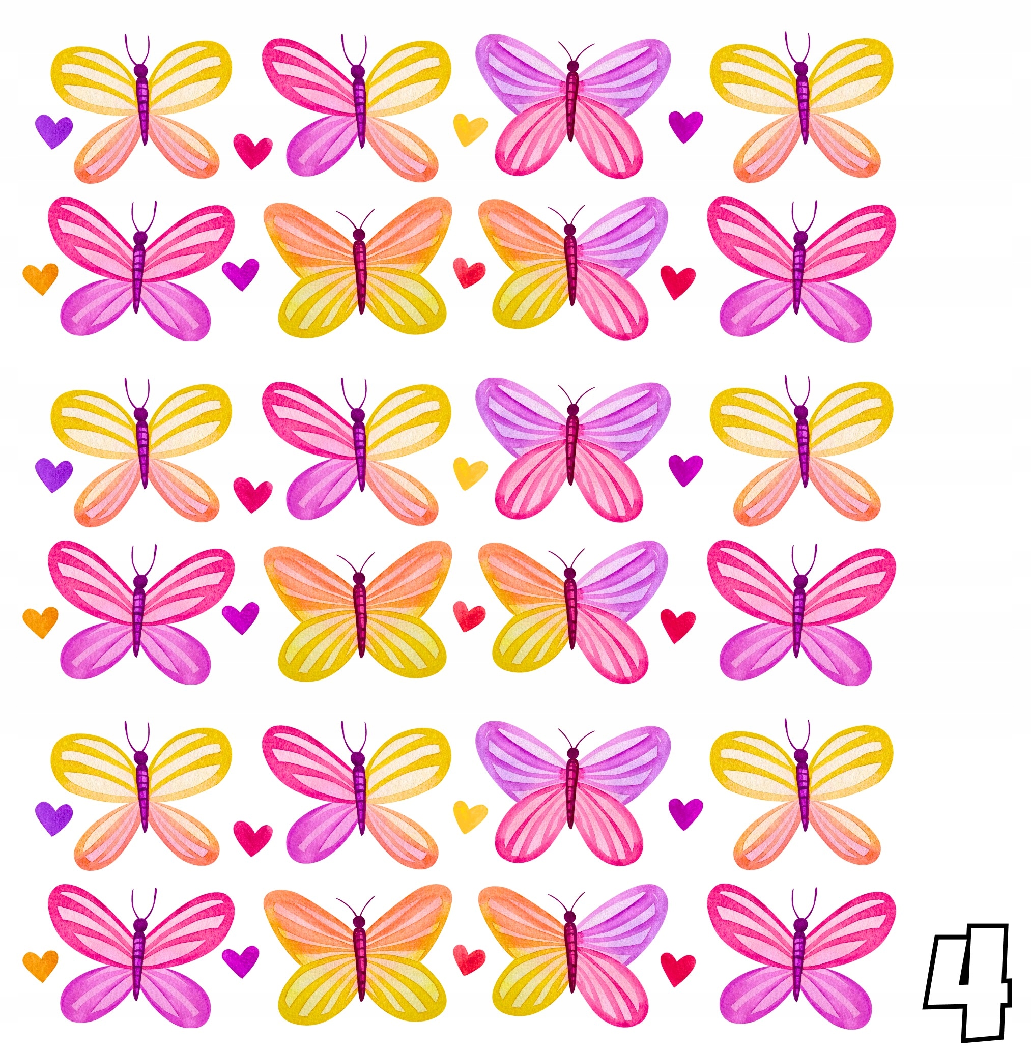 WAFLOWE MOTYLE 3D MOTYLKI WZORY DEKORACJA NA TORT Typ opłatek na tort