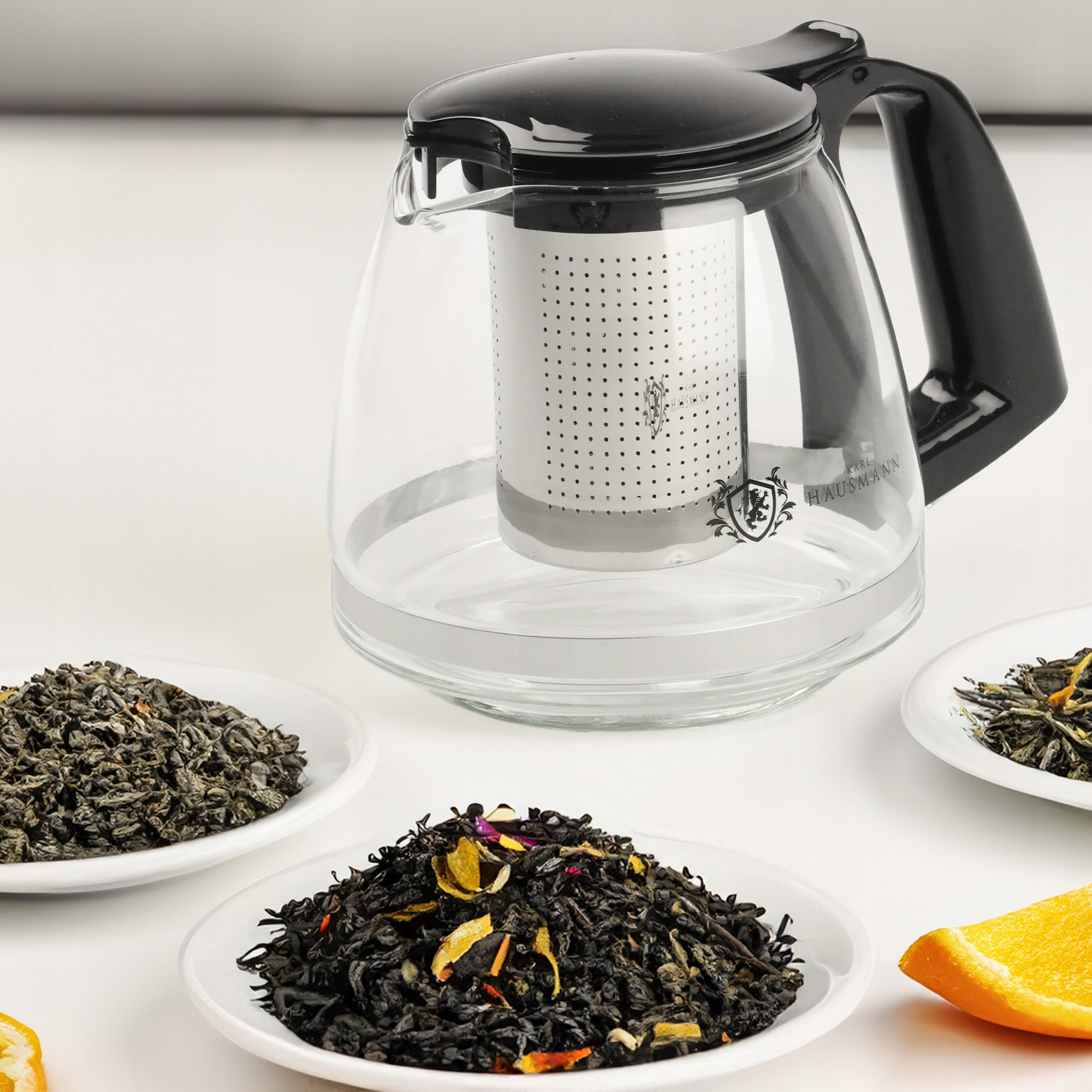 DZBANEK SZKLANY Z STALOWYM ZAPARZACZEM ZAPARZACZ DO HERBATY ZIÓŁ 750 ML