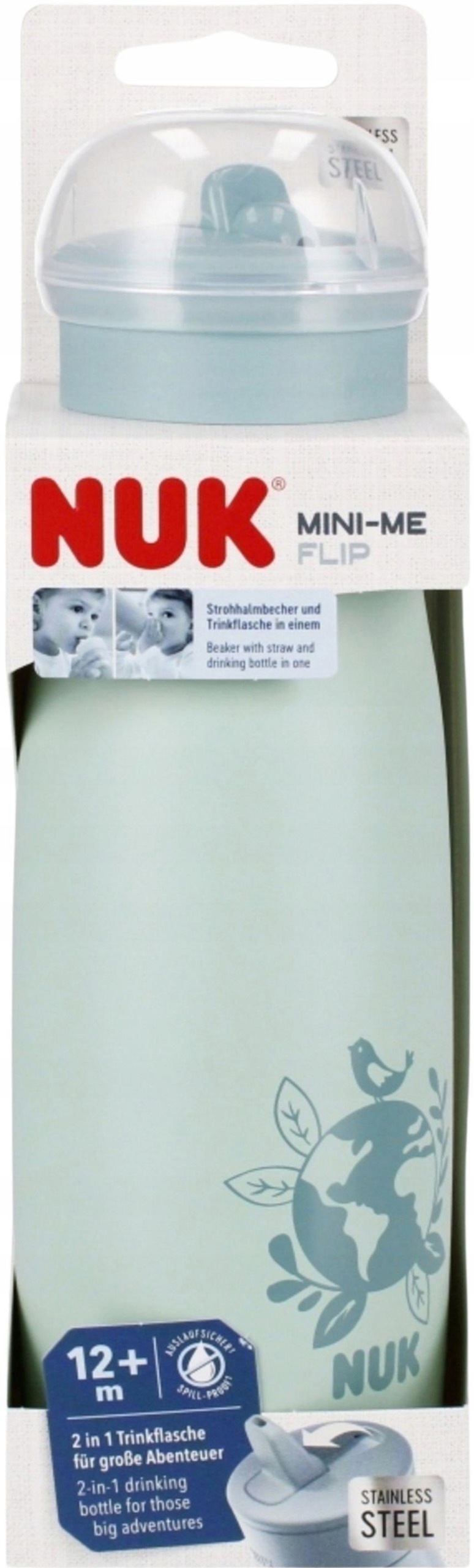 Butelka Nuk Mini-Me Flip 10255691Z 500 ml Zielony