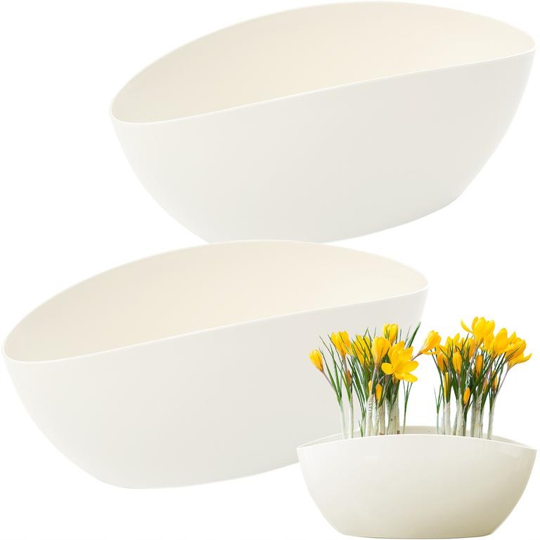 

2x Osłonka Doniczka Kwietnik Misa Sadzonki Wysiew