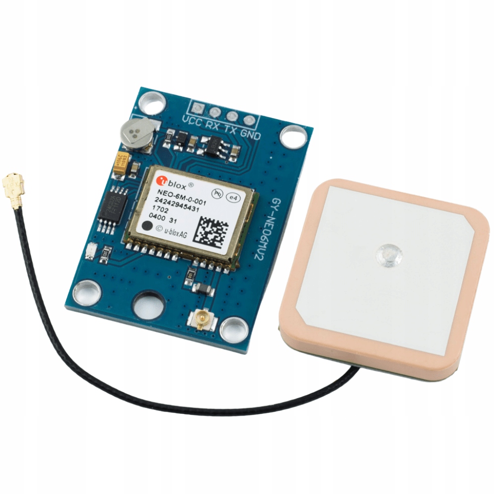Moduł GPS GY-NEO6MV2 dla Arduino i STM32 z wbudowaną baterią + antena Rodzaj inny