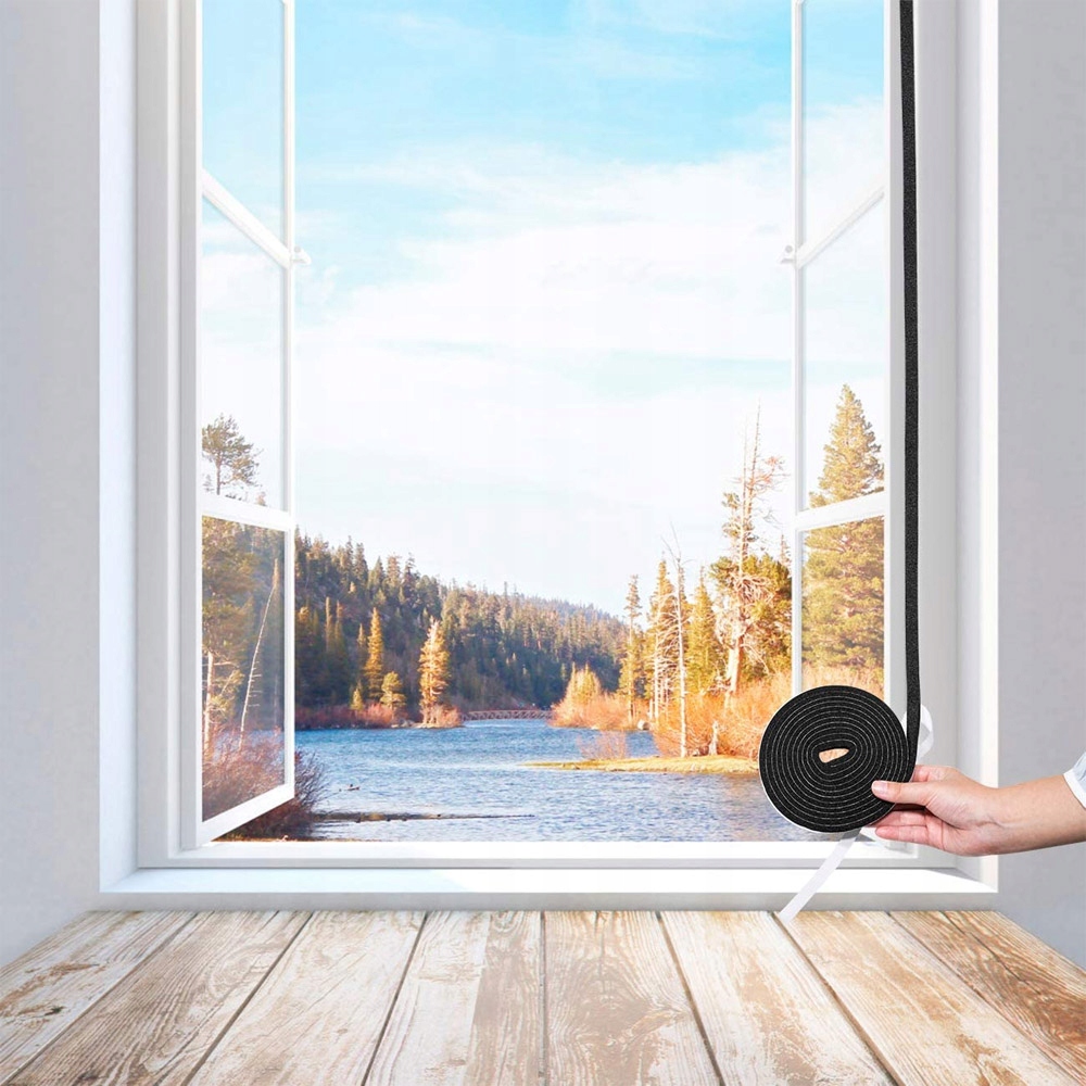 USZCZELKA DO OKNA DRZWI SAMOPRZYLEPNA PIANKA GĄBKA TAŚMA USZCZELNIAJĄCA 2M Marka Raltek