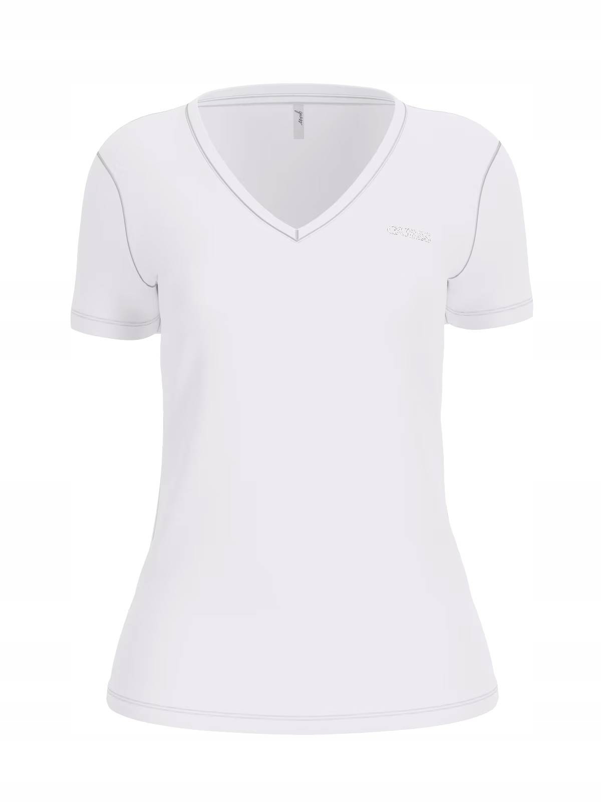 Dámské tričko se srdíčkem New Carrie Guess Bílé M O5RI02 KBBU1 G011