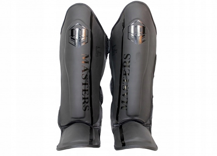 masters Nagolenniki Ochraniacze Na Piszczele I Stopy czarne ns-matt L