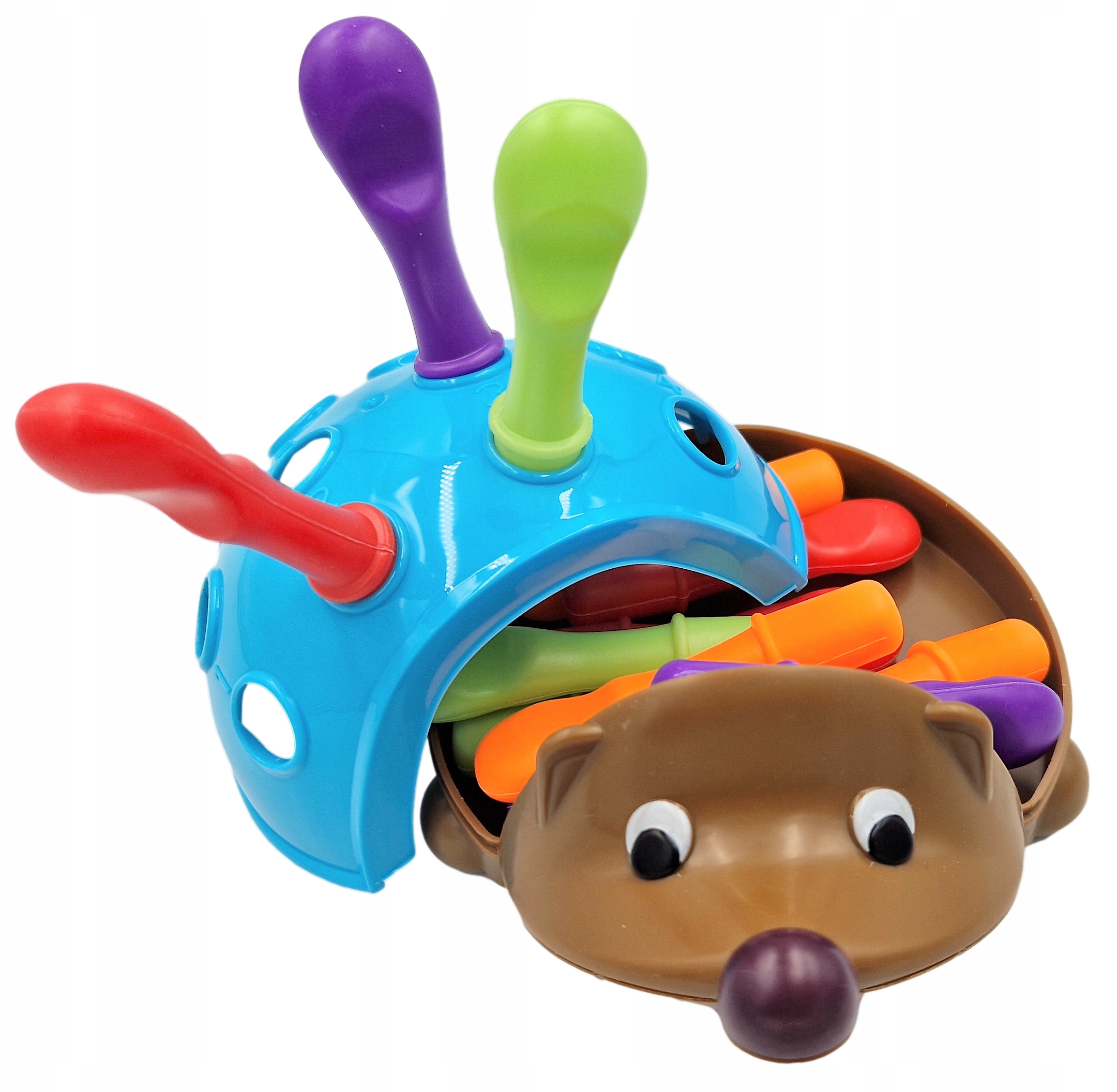 JEŻ ZABAWKA EDUKACYJNA SORTER MONTESSORI UKŁADANKA Marka Drobiazgarnia