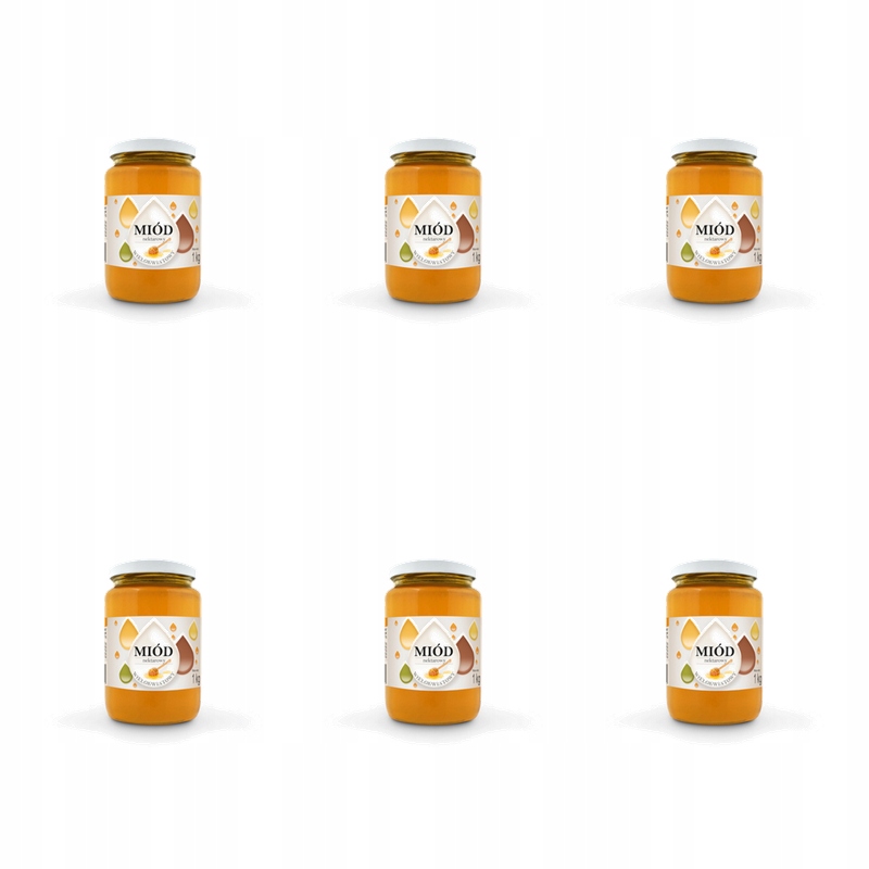 CD Miód wielokwiatowy nektarowy horeca 1kg X6