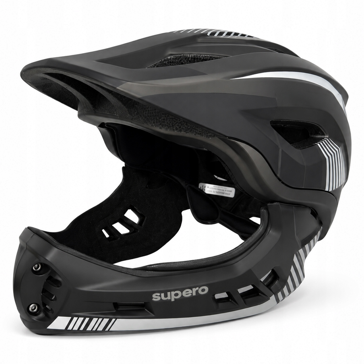 Kask rowerowy dziecięcy, szczękowy, ochronny na rower mtb, hulajnogę, "s"
