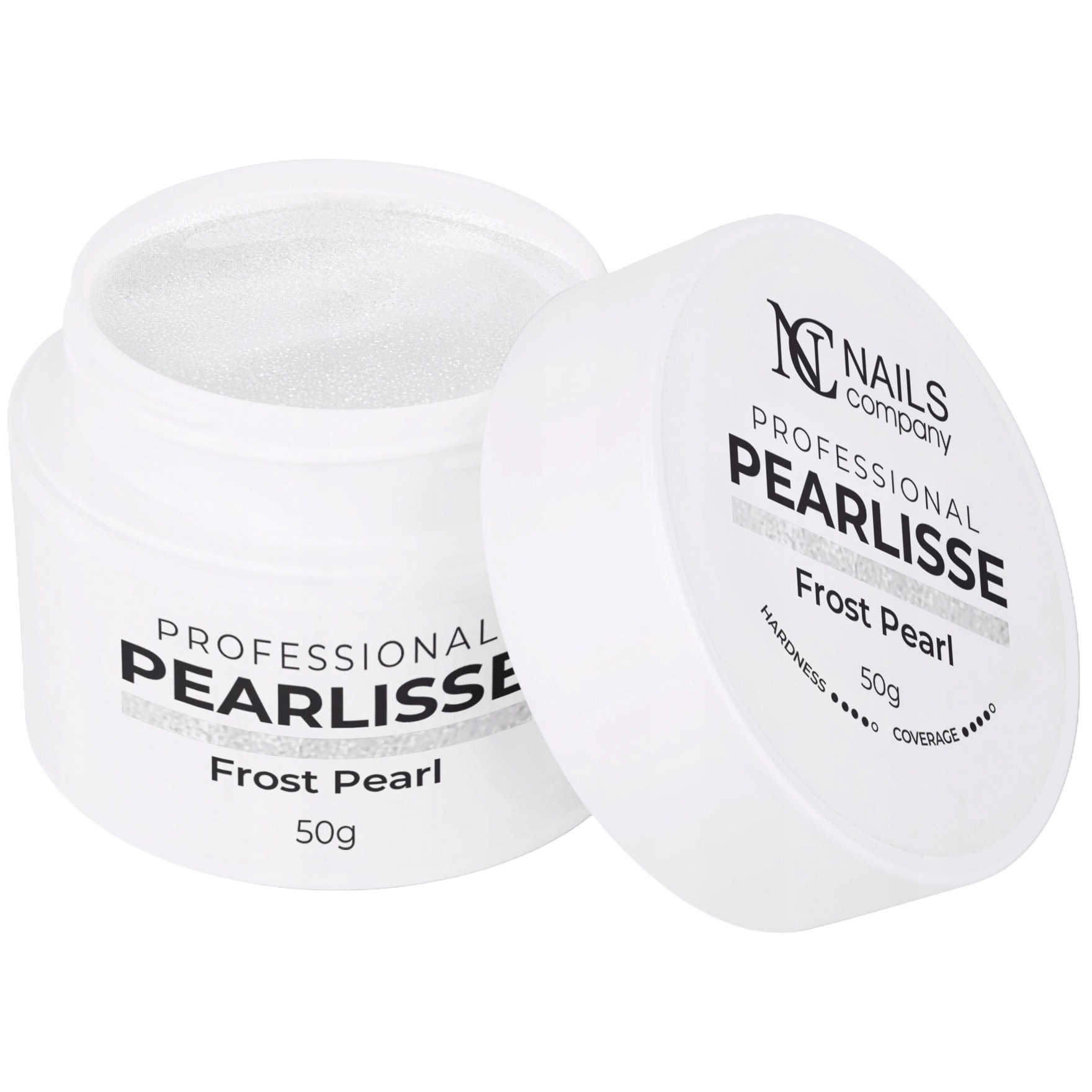 Nails Company Stavební Gel na nehty Pearlisse 50 g Frost Pearl Bílý