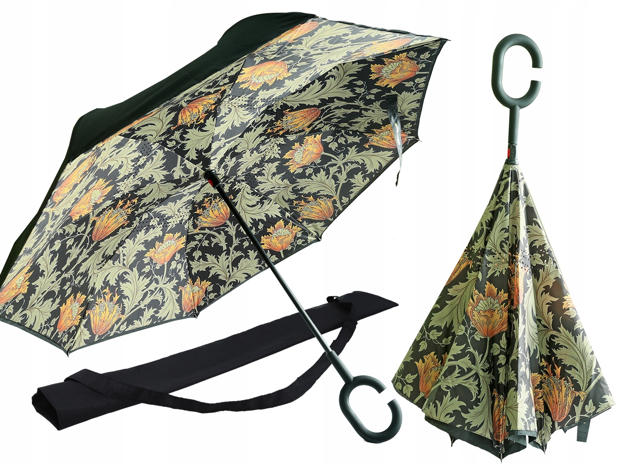 

Parasol odwrotnie otwierany William Morris