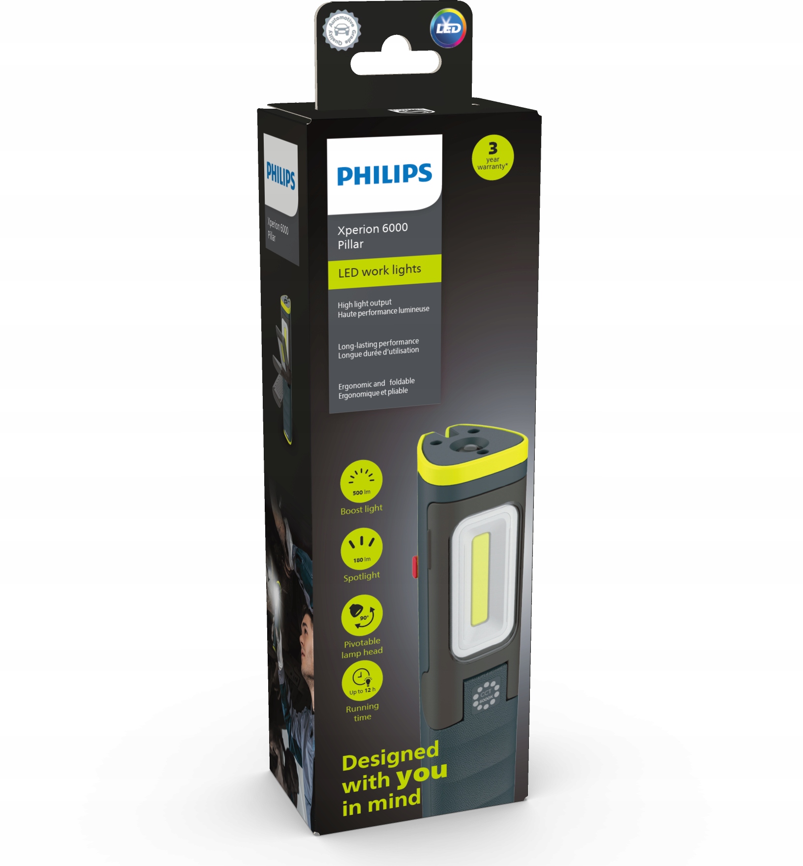 Philips Led dielenská lampa Xperion 6000 Píla