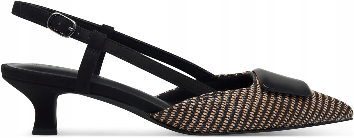 Dámské Lodičky Na Nízkém Podpatku Černé Pohodlné Dámské Marco Tozzi 37