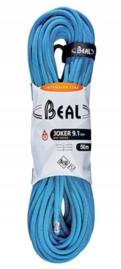 Lano Joker Unicore 9,1 mm x 50 m, suchý obal, modrá barva Beal