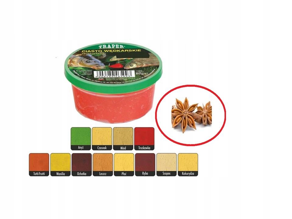 Traper Ciasto Wędkarskie 80g Anyż