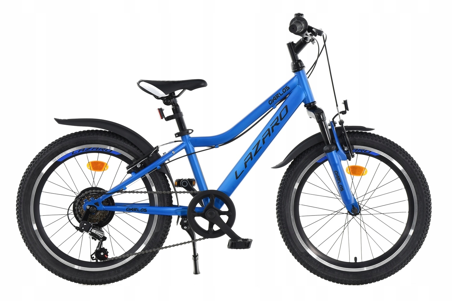 Rower Dziecięcy 20'' Dla Chłopaka Lazaro Carlos Shimano 6 Biegów Niebieski