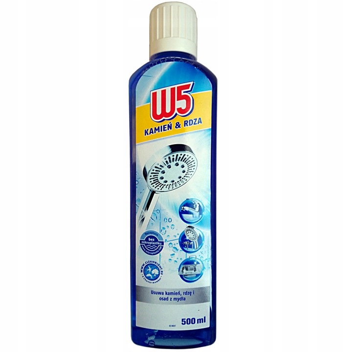 

W5 Płyn Do Mycia Usuwa Kamień I Rdzę 500ML