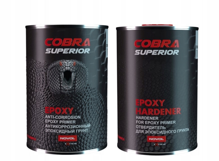 Podkład epoksydowy Cobra Superior Epoxy 800ml utwardzacz