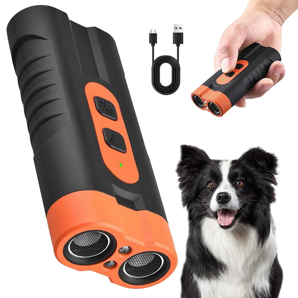 Levně ultrazvukový odpuzovač psů, bleskové světelné alarmové odstrašení