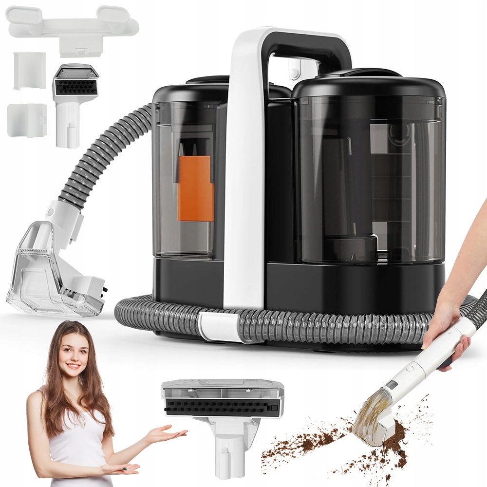 Odkurzacz Piorący Do Dywanów 600W Z Funkcją Myjki Do Okien