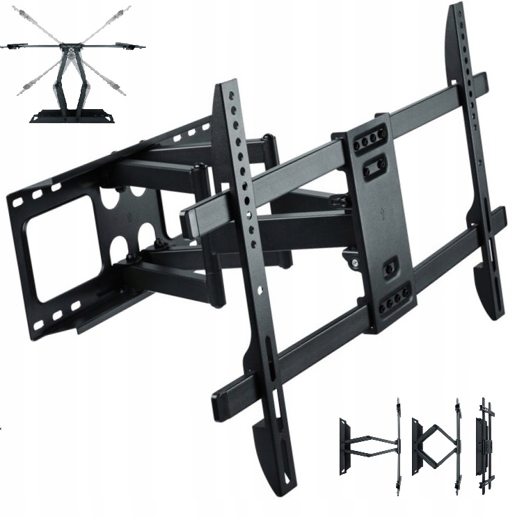 Otočné Pohyblivé Uchycení Pro Televizor Samsung QE75Q80CAT, Pevné Nástěnné