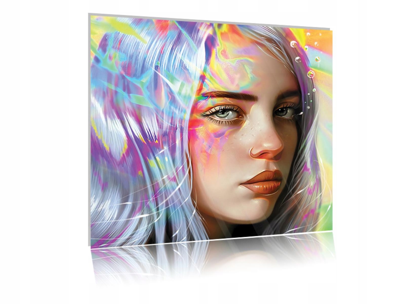 

Obraz szklany na szkle Billie Eilish 04 30x30