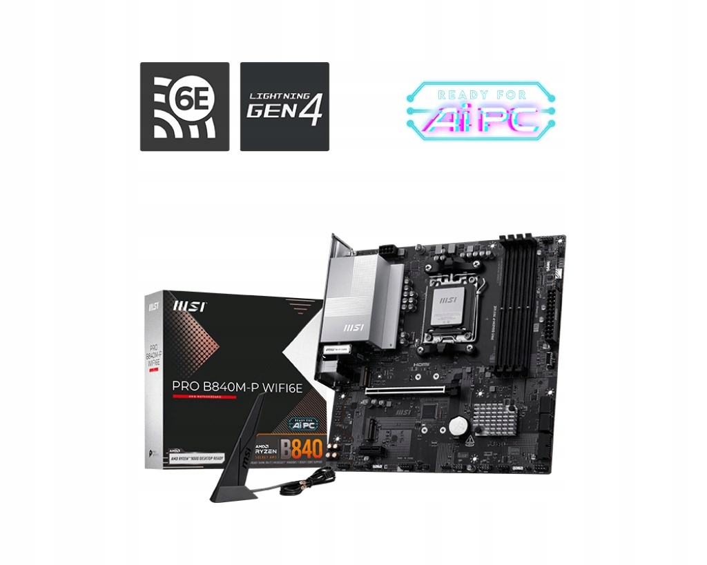 Msi Pro B840M-P WIFI6E/AM5/mATX