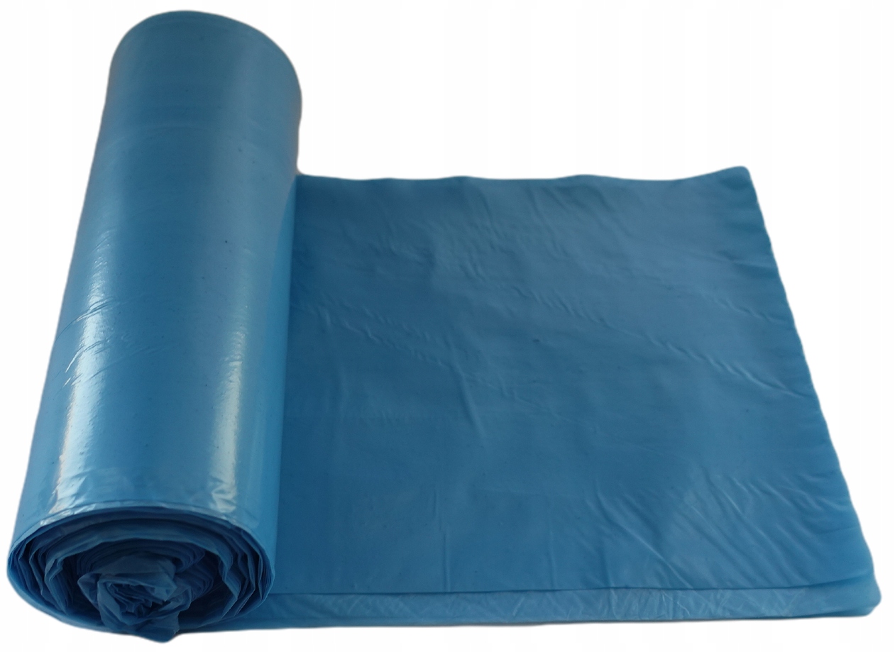 

Worki śmieci sanitarne Niebieskie papier, kosz 60L