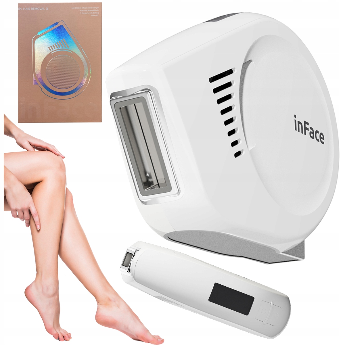 inFace Depilátor Ipl ZH-01F Bezbolestné bezpečné odstraňování odstraňování chloupků