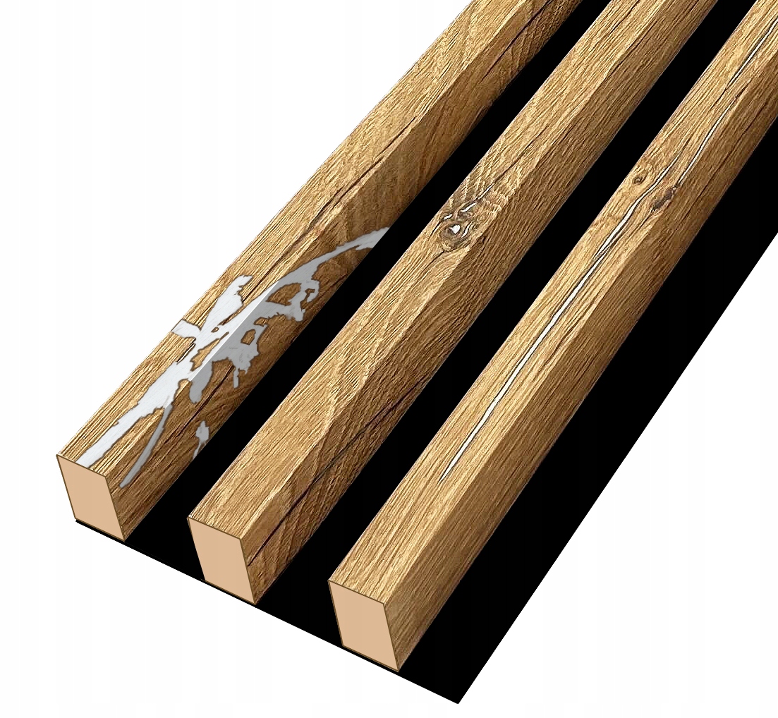 PANELE ŚCIENNE NA PŁYCIE DĄB FLAGSTAFF 12st Struktura inna