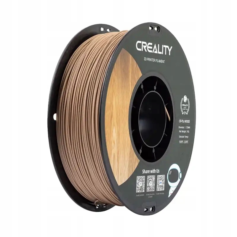 Creality Cr-pla Filament Pla Do Drukarki 3D Kolor Drewna Sosna 1.75MM 1KG