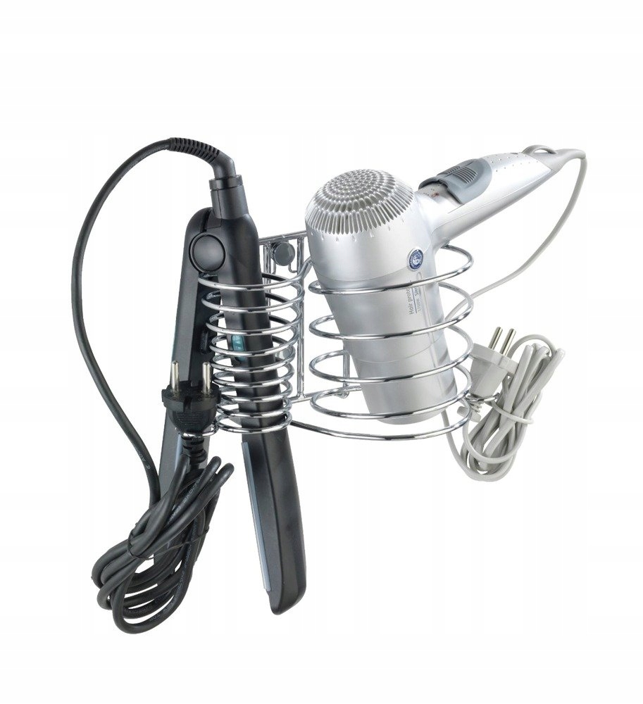 Držák na sušičku a žehličku 2v1 Chrom Wenko