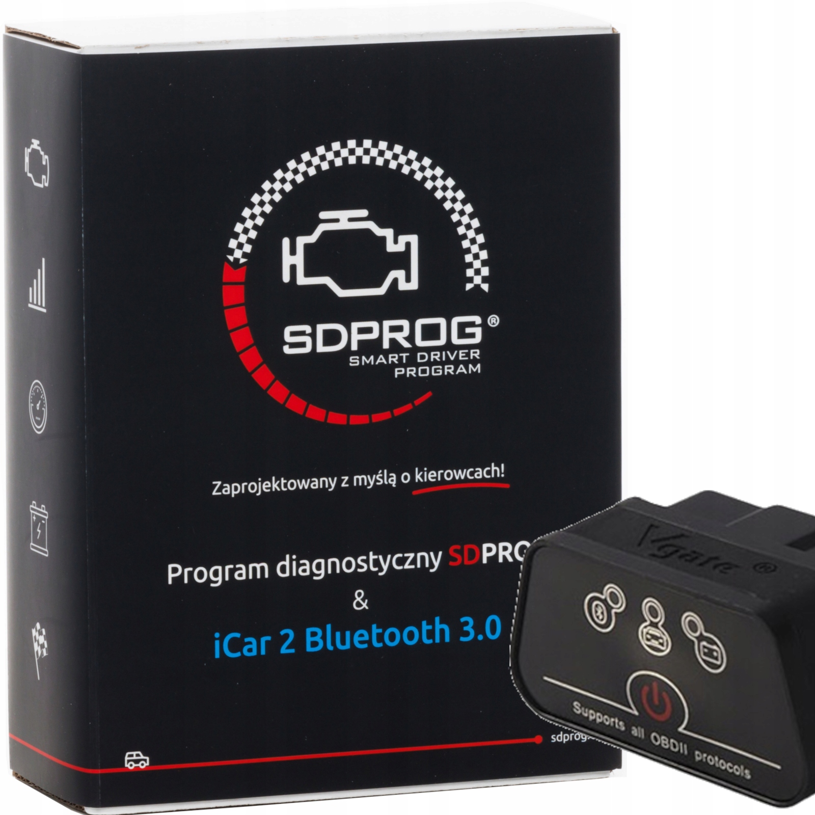 

Interfejs iCar2 Bluetooth oprogramowanie Sdprog Pl