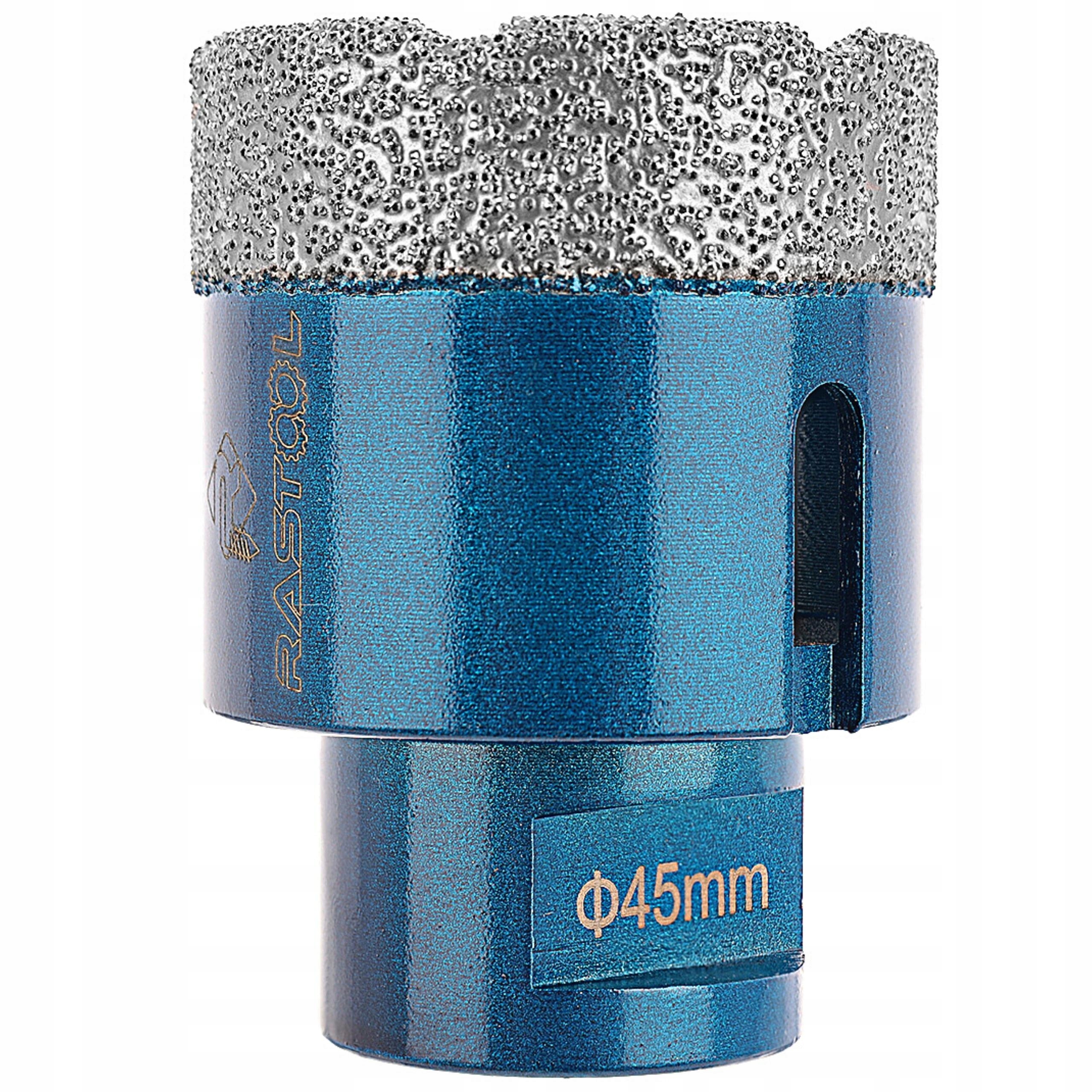 KORONKA DIAMENTOWA 45MM OTWORNICA DO CERAMIKI GRESU PŁYTEK KAMIENIA M14 PRO