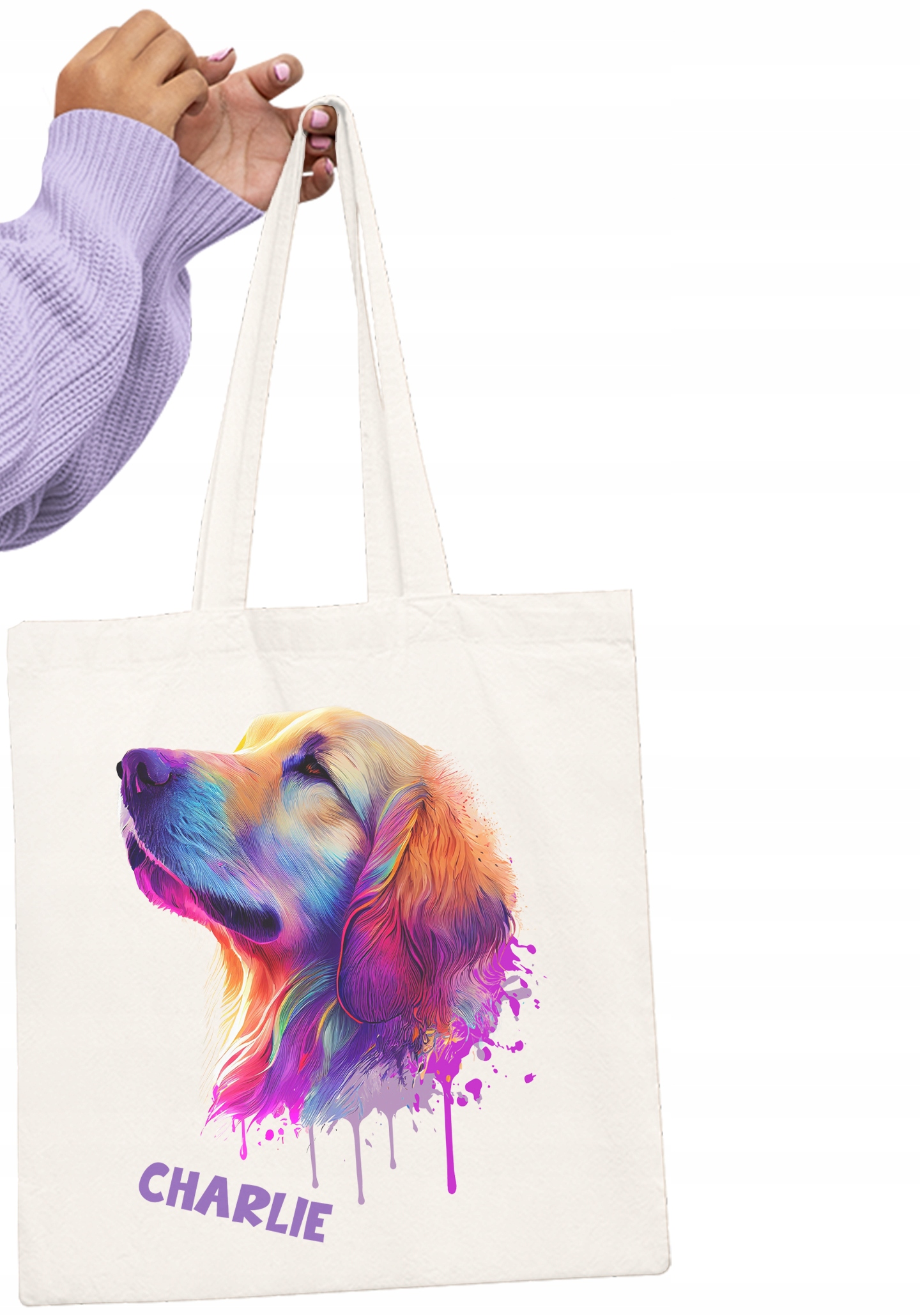 TORBA PIES GOLDEN RETRIVER PERSONALIZACJA IMIE Marka inna