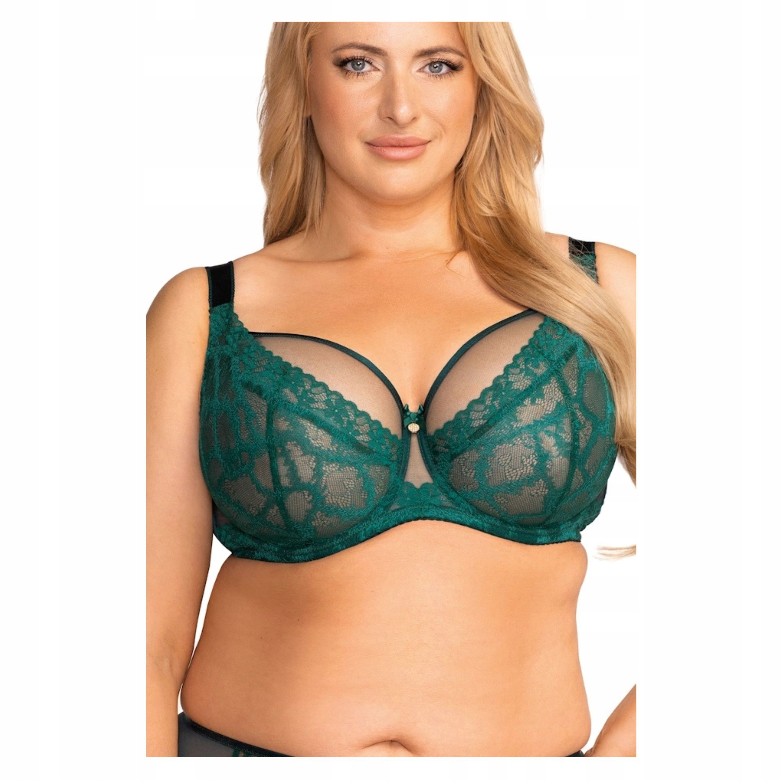 Měkká podprsenka Nadine 100H smaragd zeleň Nessa