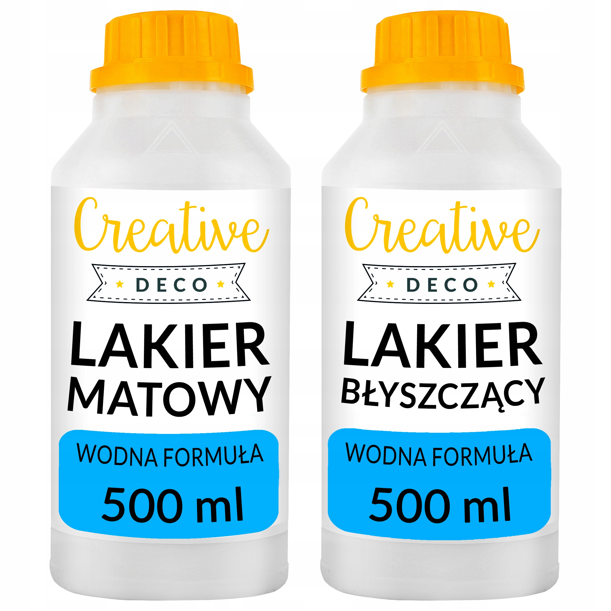 Akrylový lak bezbarvý lesklý a matný bezpečnostní 2 x 500ml