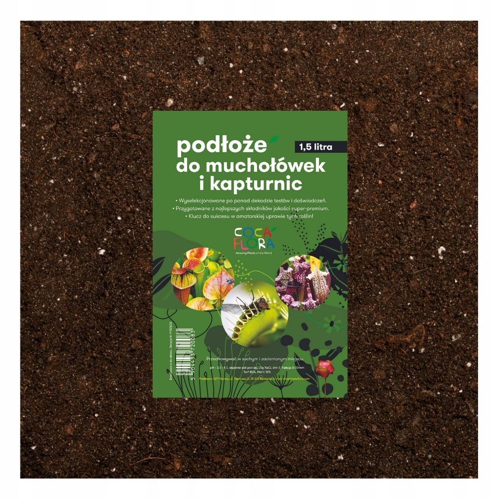 Specjalistyczne podłoże dla MUCHOŁÓWEK i KAPTURNIC Kod producenta 5904433720588