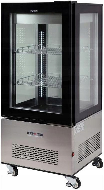 WITRYNA CHŁODNICZA NA CIASTA DESERY 270L CZARNA