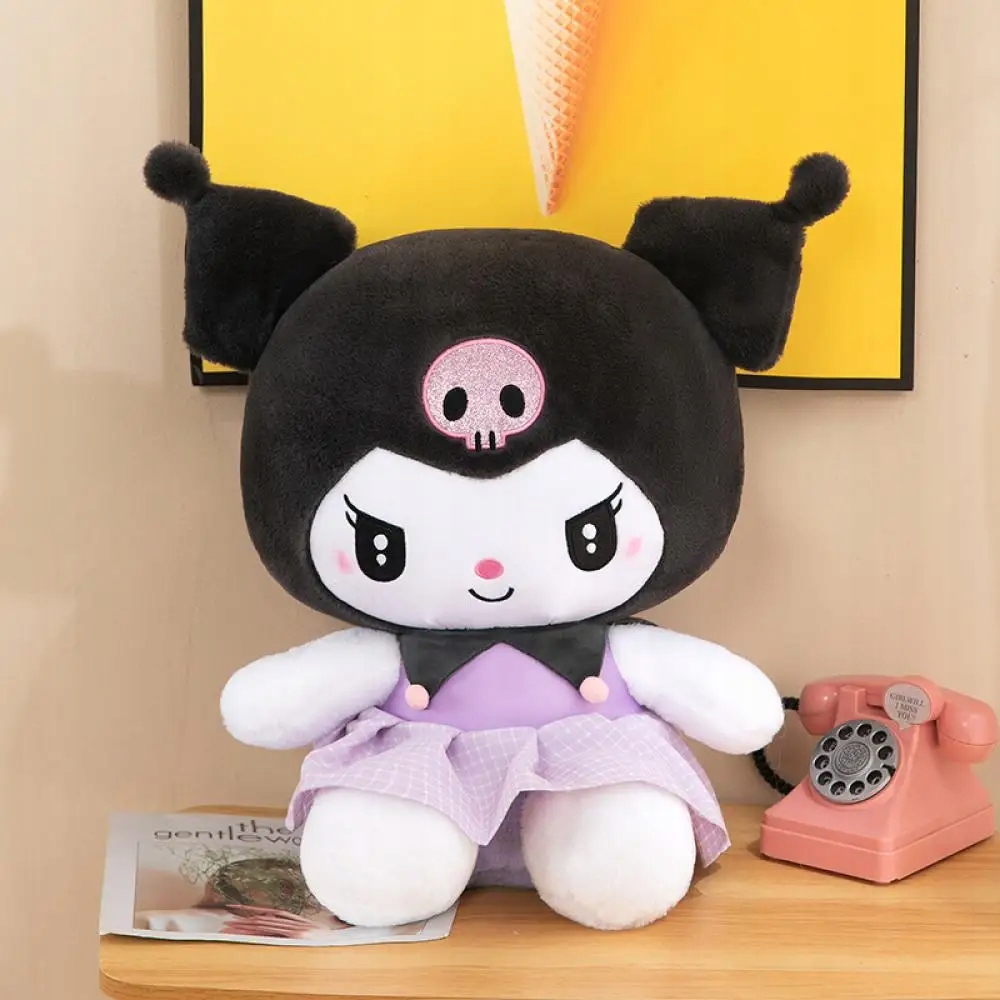 Kuromi Hello kitty maskotka pluszak pluszowa maskotka 45 cm