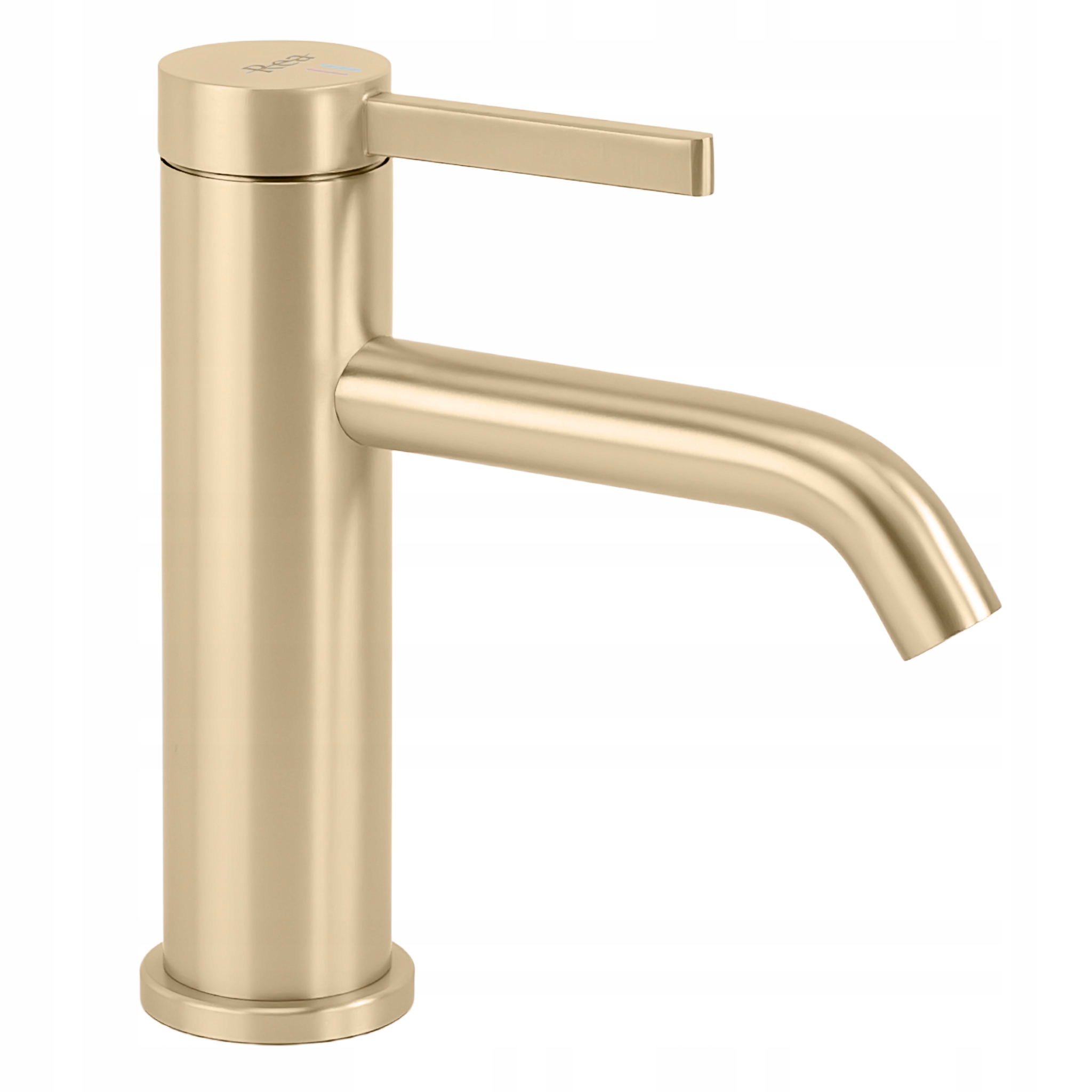 Umyvadlová Baterie Zlatá Kartáčovaná Rea Rivo Nízká Stojánková Baterie