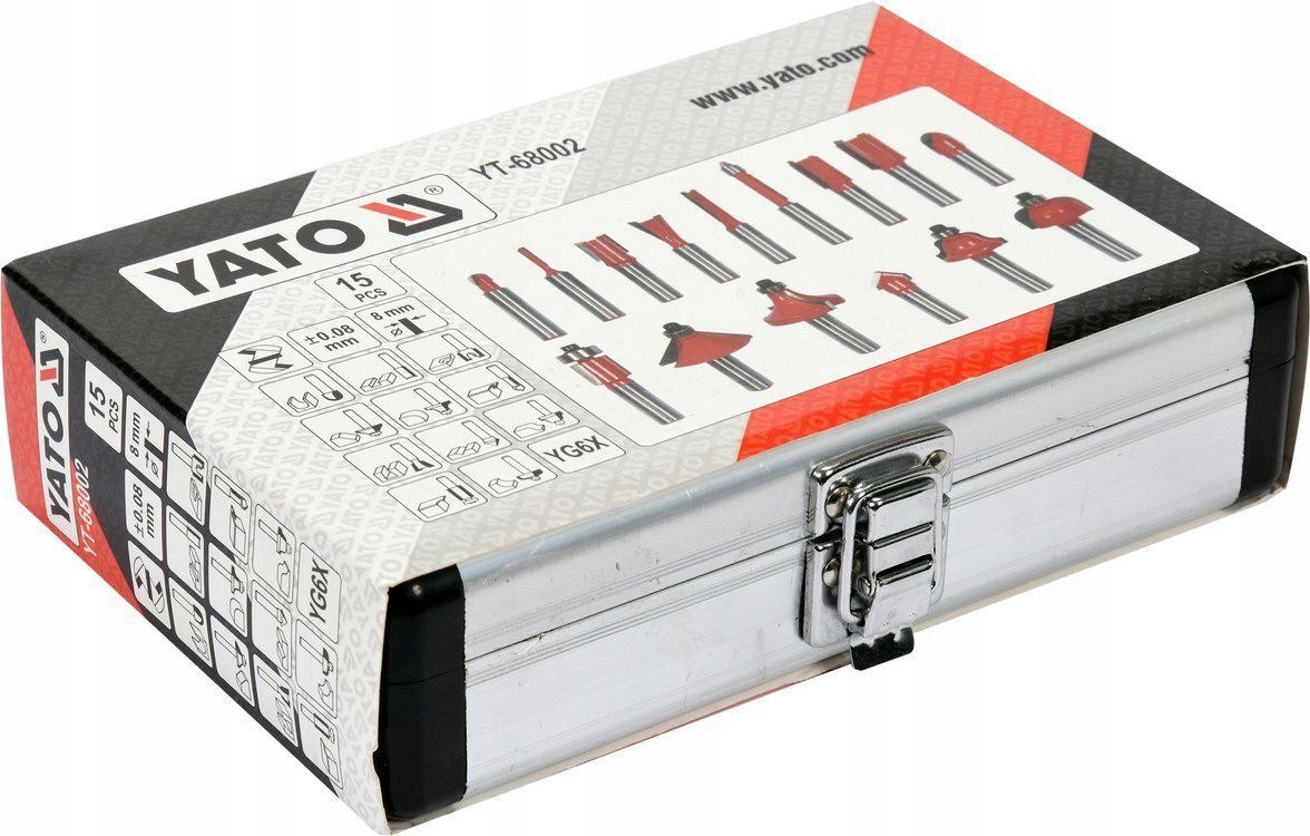 YATO FREZY KSZTAŁTOWE 15cz. Marka Yato