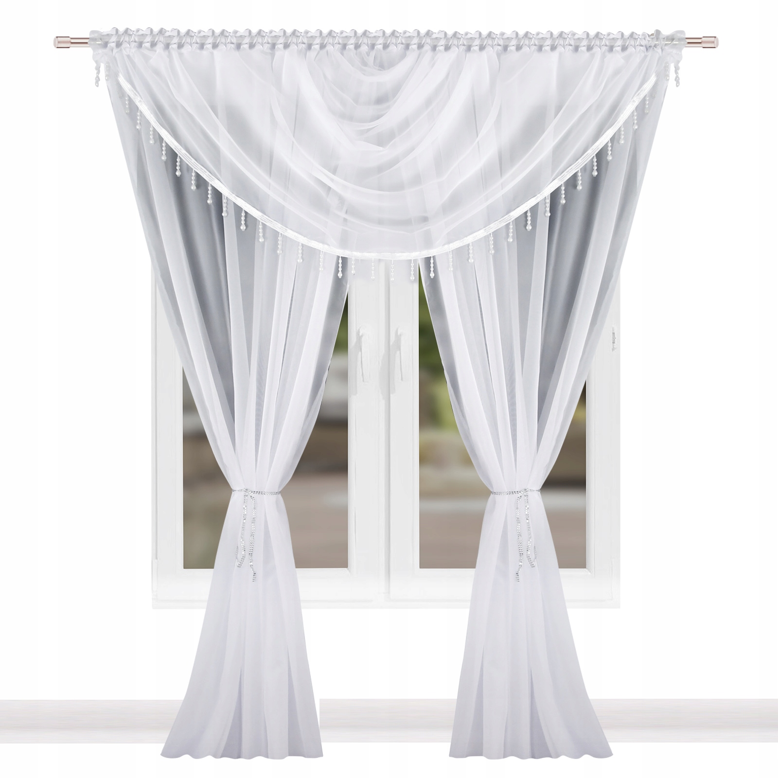 Firany Gotowe 400 X 250 CM Firanki Firana