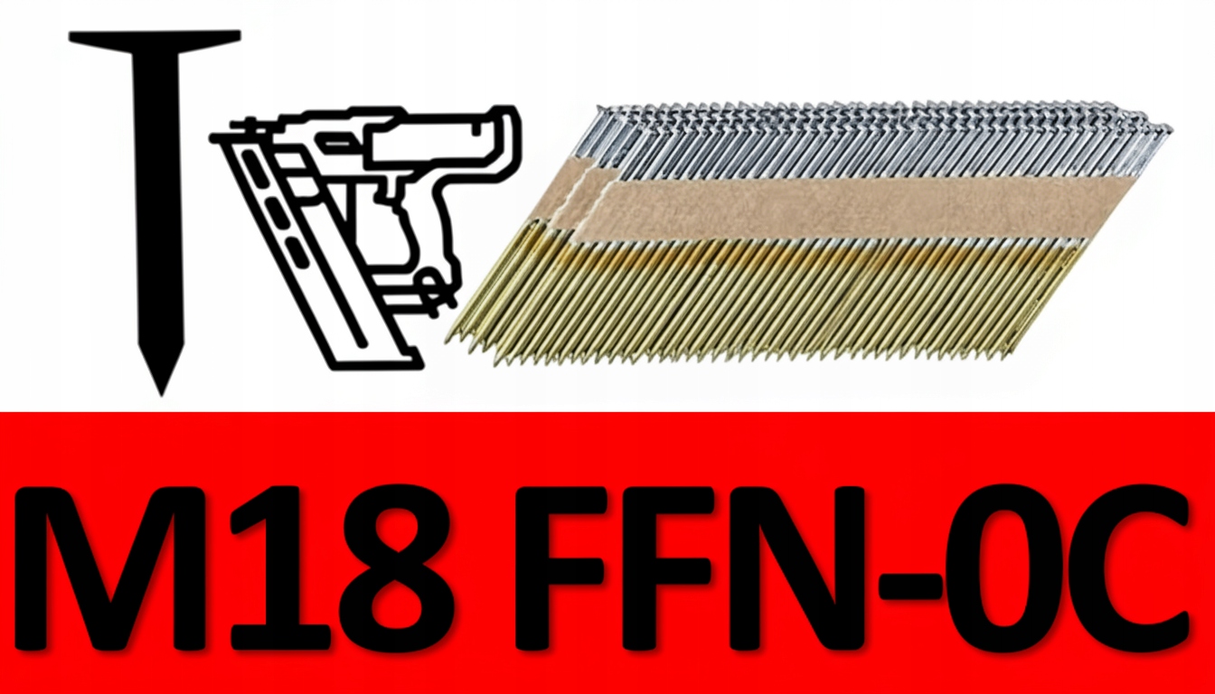 Gwoździe 50mm pierścień do Milwaukee M18 FFN-0C/FFN-502 – 100% dopasowania