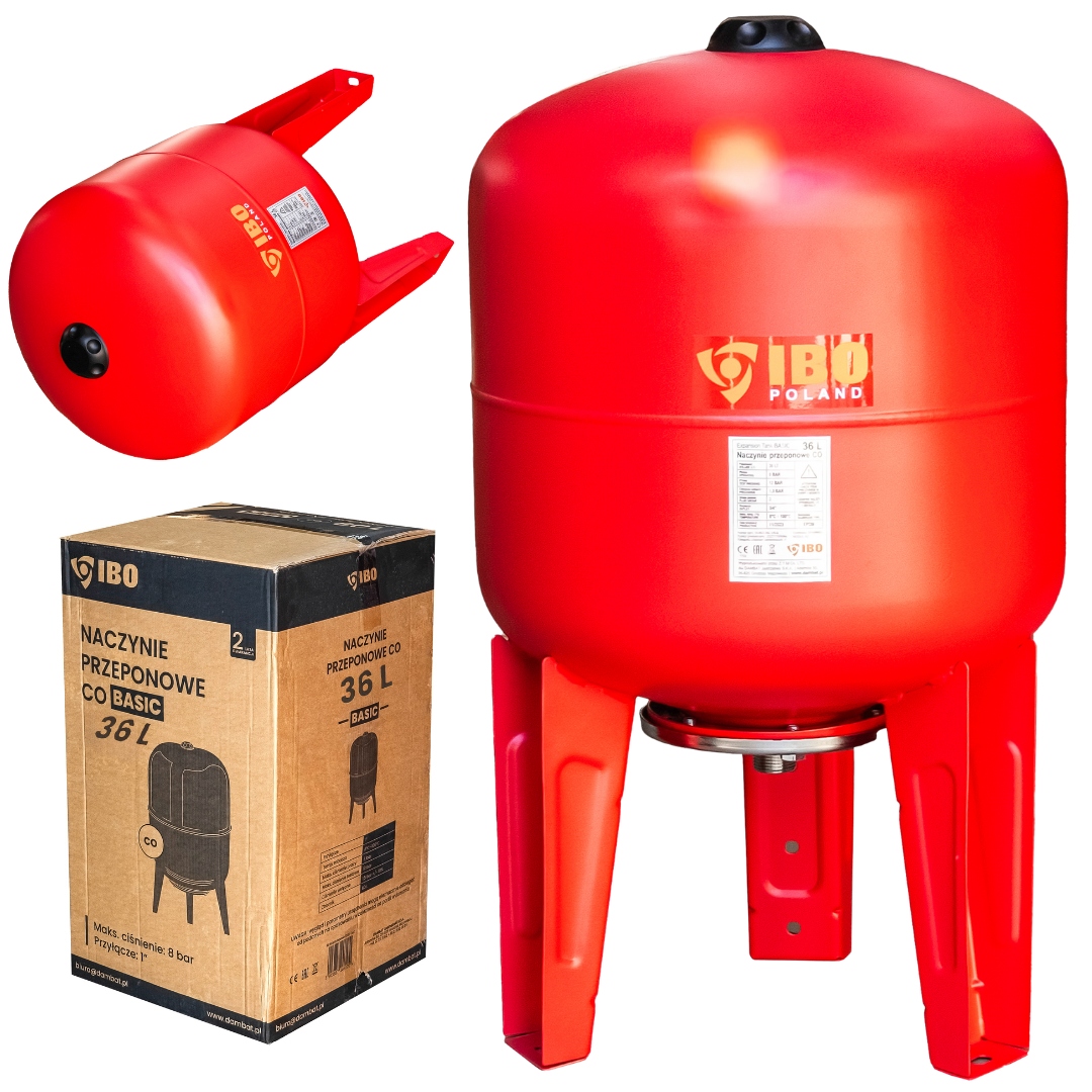 Naczynie Naczynko Przeponowe Wzbiorcze Zbiornik Do Instalacji C.O.36L Basic
