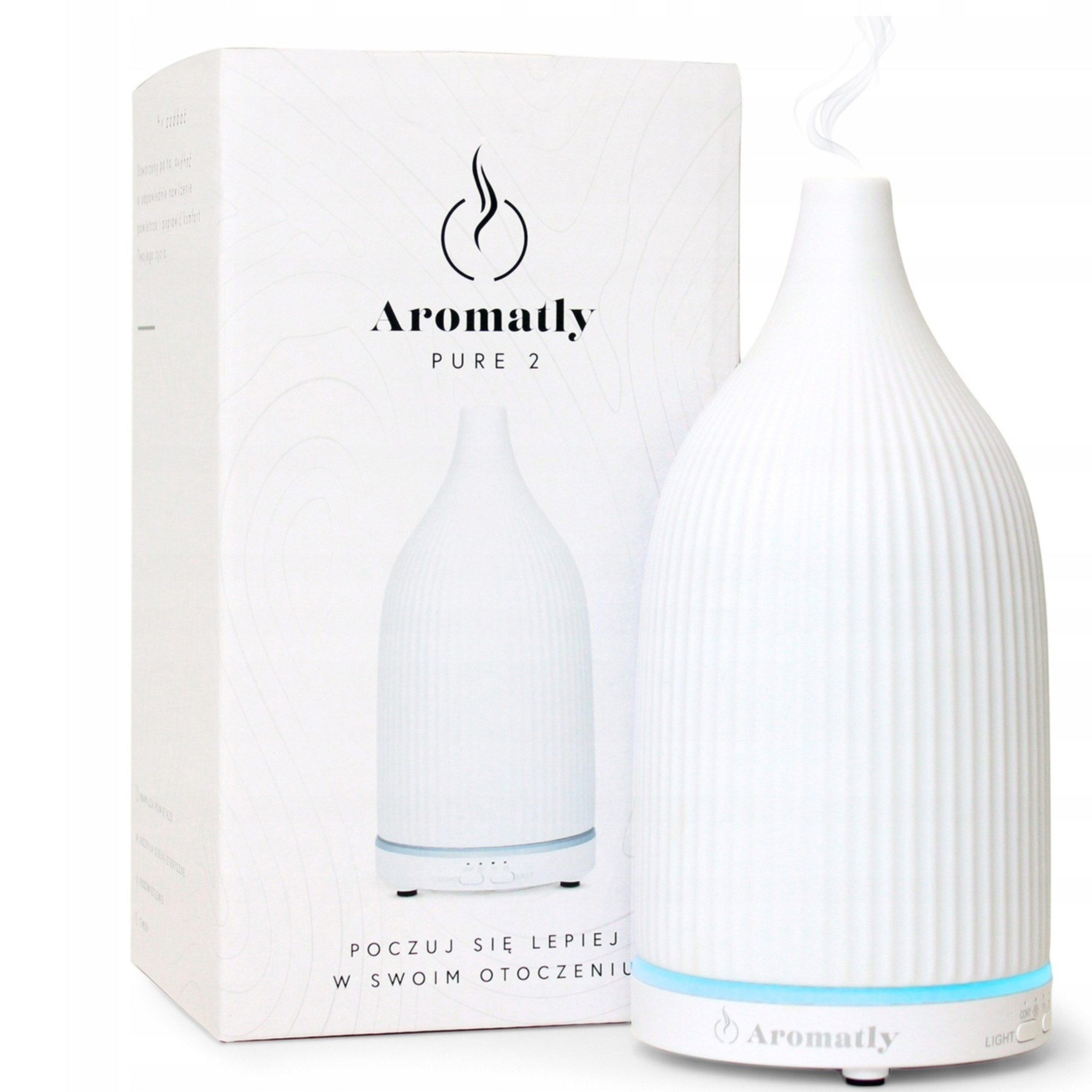 Aromatly Dyfuzor Zapachowy Ceramiczny Aromaterapia Lampka Nocna